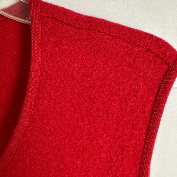 Vintage Geiger 100% Wool Vest Mens 42 Austria 5-Button Melrose Pockets Grandpa - Picture 5 of 16